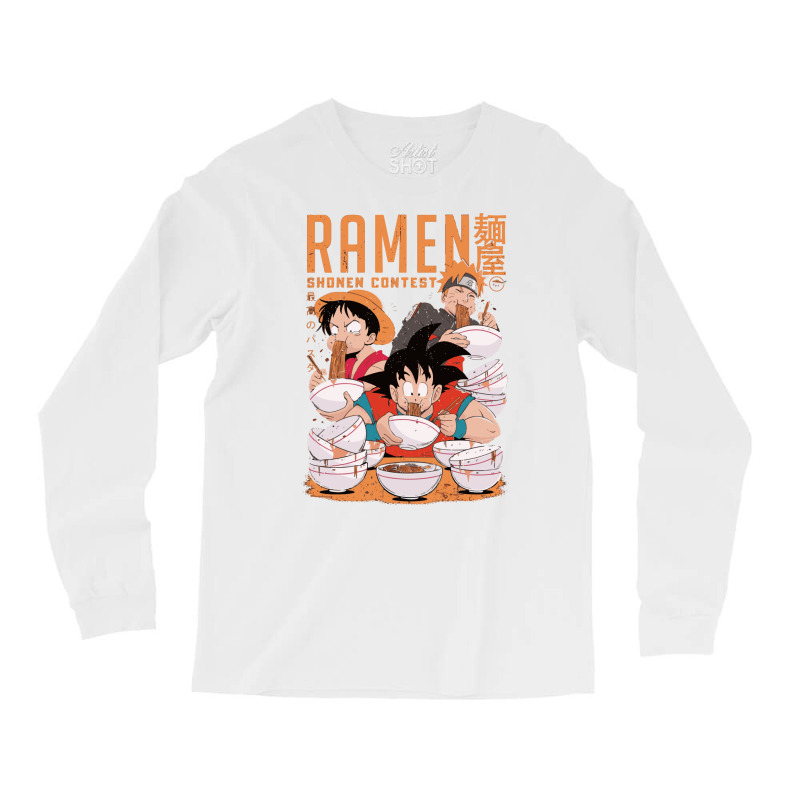 Ramen Shonen Contest Long Sleeve Shirts by damblydutcan | Artistshot