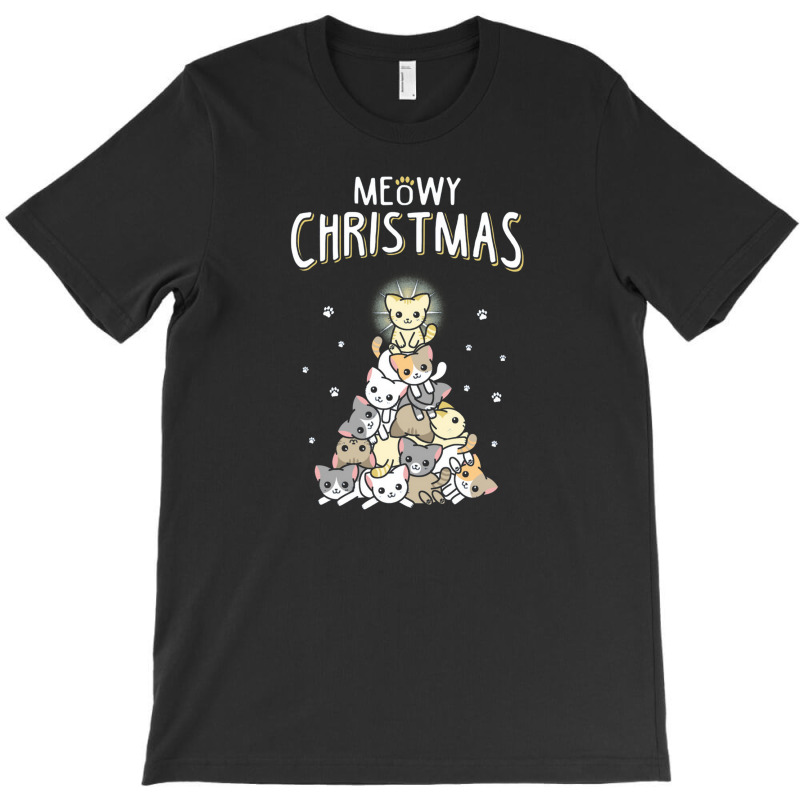 Ugly Cat Christmas Sweater Meow Christmas T-shirt | Artistshot