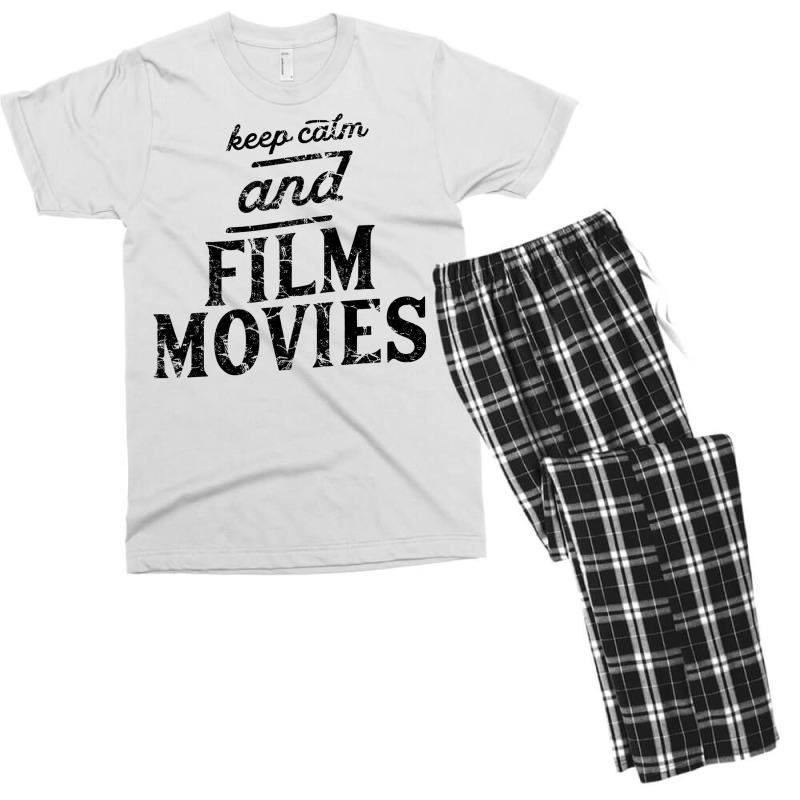 Movie Producer Film Production   Aesthetic Hippie Men's T-shirt Pajama Set | Artistshot