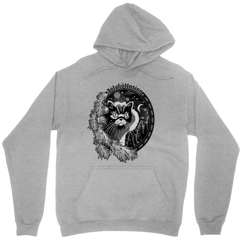 Yule Cat Jolakotturinn Icelandic Christmas Cat Unisex Hoodie | Artistshot