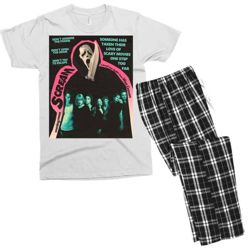 Scream Horror Movie Poster Art Men's T-shirt Pajama Set by gamdouiscio | Artistshot