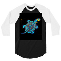 Blandings Turtle Poster Gift 3/4 Sleeve Shirt | Artistshot