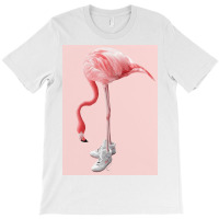 Sneaker Flamingo T-shirt | Artistshot