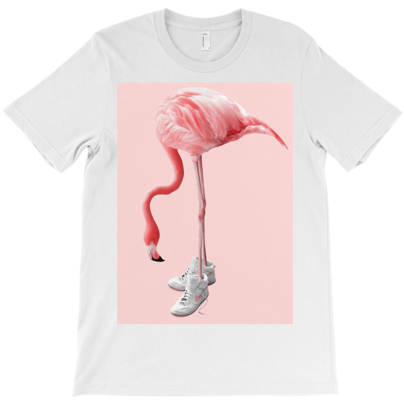 Sneaker Flamingo T-Shirt by timothywolcott | Artistshot