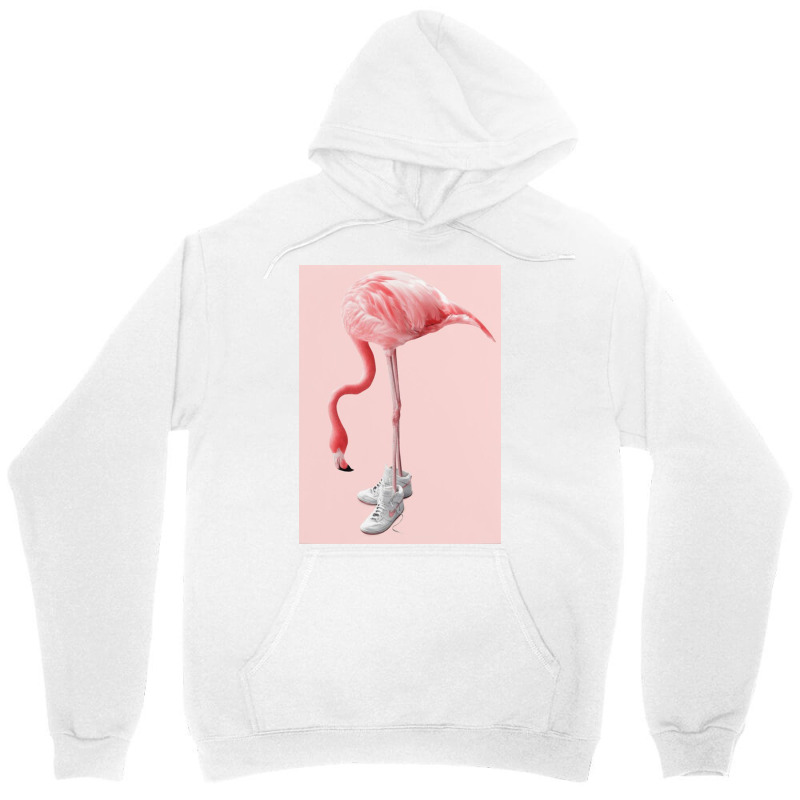 Sneaker Flamingo Unisex Hoodie by timothywolcott | Artistshot