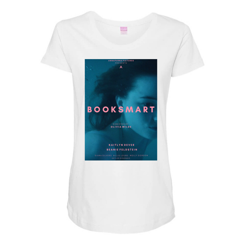 Booksmart Alternative Movie Poster 3 Classic  70s Green Maternity Scoop Neck T-shirt by mennahprojal8 | Artistshot