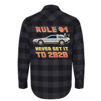 Never Set It To 2020 Time Traveling Car Flannel Shirt | Artistshot