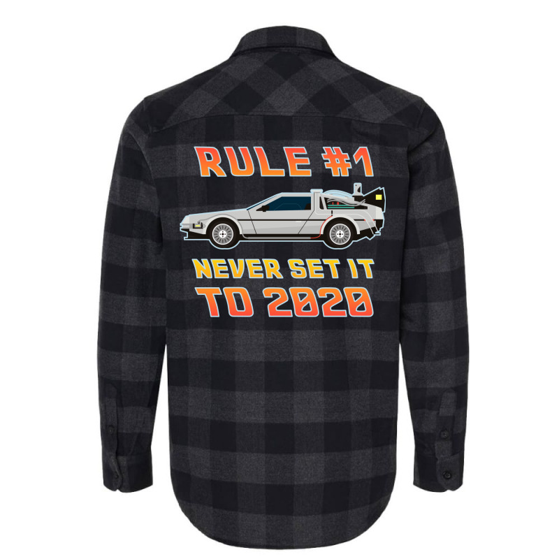 Never Set It To 2020 Time Traveling Car Flannel Shirt by rutvazkorsmoq | Artistshot