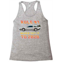 Never Set It To 2020 Time Traveling Car Racerback Tank | Artistshot