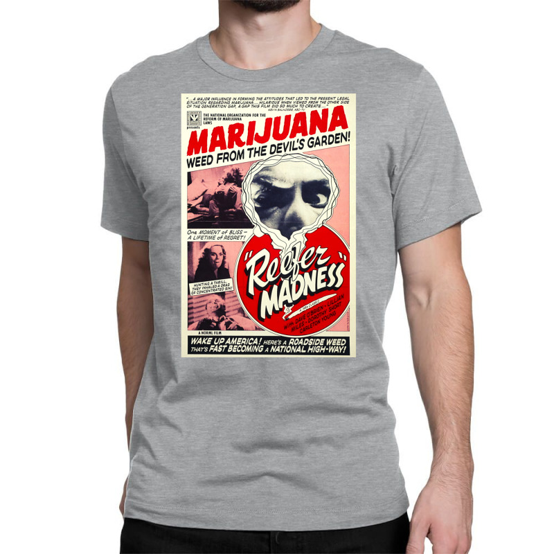 Reefer Madness   (1938)   Vintage Retro Classic Film Poster Classic T-shirt by damblydutcan | Artistshot