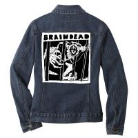 Braindead Rat Monkey Square Classic Stars Cute Ladies Denim Jacket | Artistshot