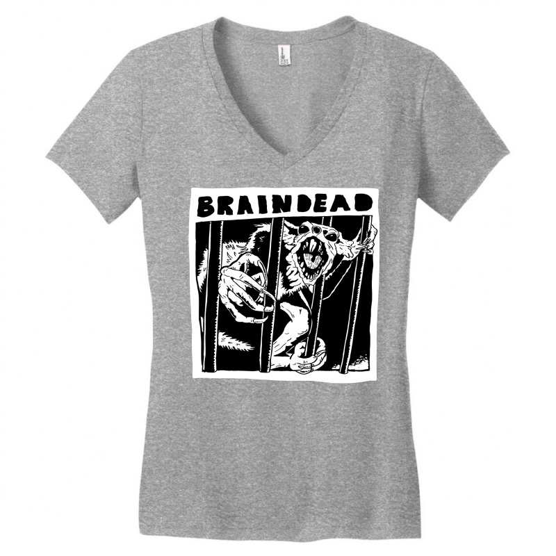 Braindead Rat Monkey Square Classic Stars Cute Women's V-Neck T-Shirt by tisorozdaneas | Artistshot