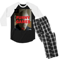 Funny Games Classic  Stars Green Men's 3/4 Sleeve Pajama Set | Artistshot