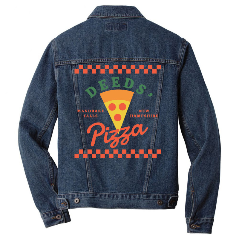 Deeds' Pizza Mandrake Falls New Hampshire Men Denim Jacket by yaelimargidd | Artistshot