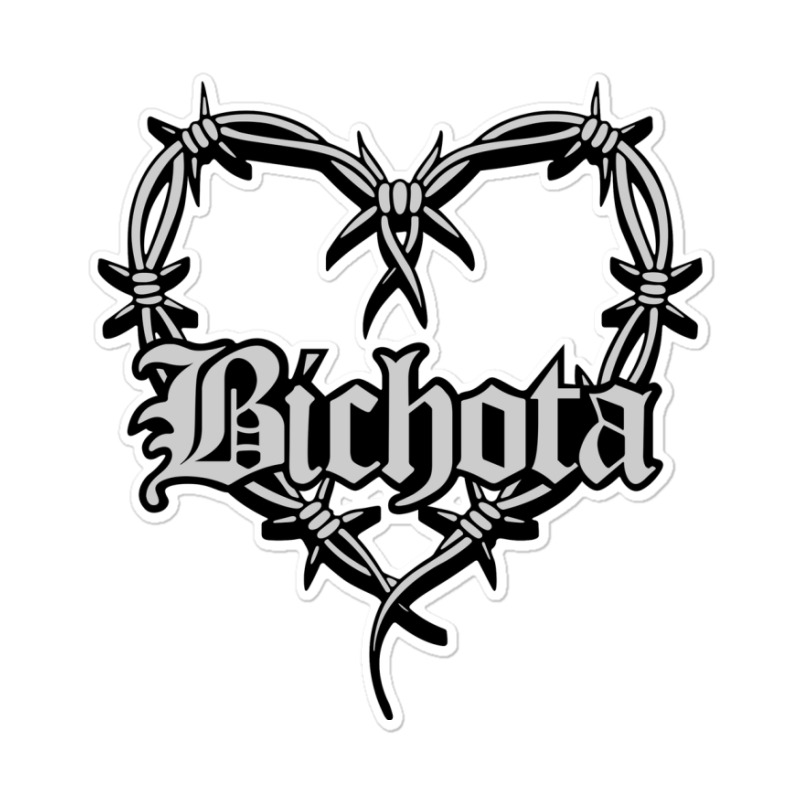 Custom Bichota With Heart Sticker By Cosby - Artistshot