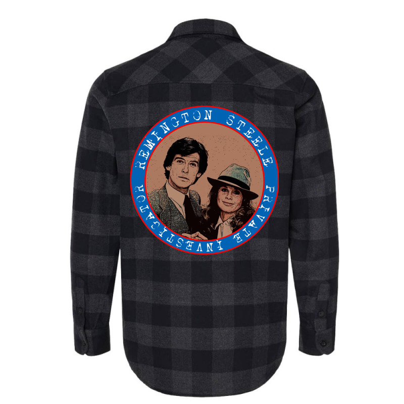 Remington Steele 80s Tvshow Flannel Shirt by damblydutcan | Artistshot