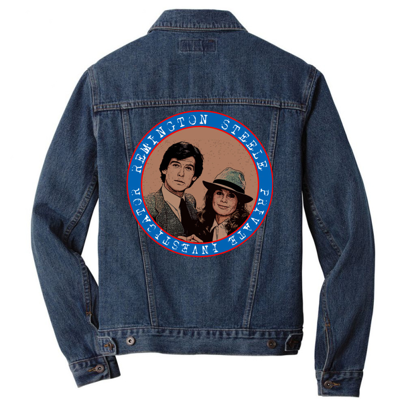 Remington Steele 80s Tvshow Men Denim Jacket by damblydutcan | Artistshot