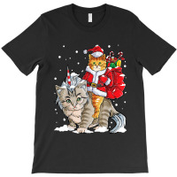 Black Cat Kitty Christmas Cat Christmas Gifts Santa Caticorn Unicorn T-shirt | Artistshot