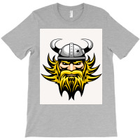 Cool Helmet Viking Beard  80s Aesthetic T-shirt | Artistshot