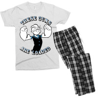 These Guns Power Arm Are Loaded Men's T-shirt Pajama Set | Artistshot