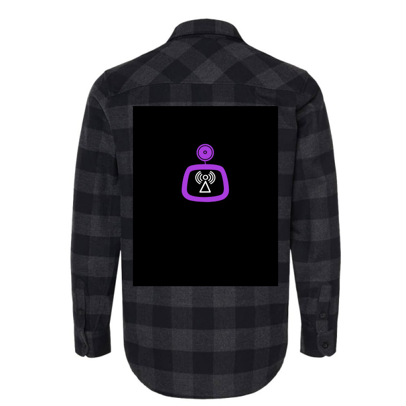 Mixed Signals  Purple Graphic  Girl Nostalgia Flannel Shirt by anwtizahlest | Artistshot