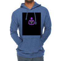 Mixed Signals  Purple Graphic  Girl Nostalgia Lightweight Hoodie | Artistshot