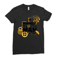 Manners Maketh Man Minimalist Ladies Fitted T-shirt | Artistshot