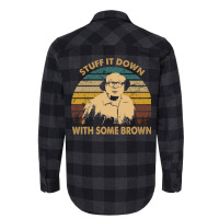 Vintage Design Stuff It Down With Some Brown Flannel Shirt | Artistshot