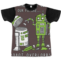 Robot Earth Graphic T-shirt | Artistshot