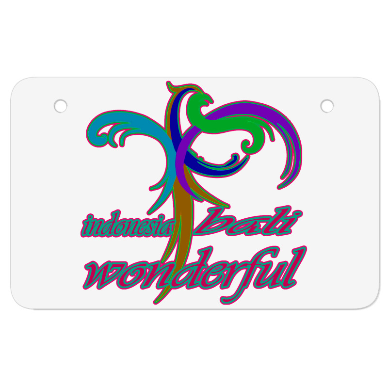 Indonesia Bali Wonderful Atv License Plate | Artistshot