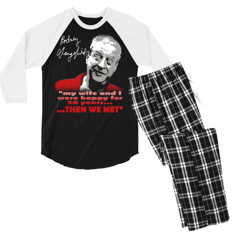 Rodney Dangerfield Men's 3/4 Sleeve Pajama Set by damblydutcan | Artistshot