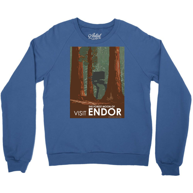 Visit Endor Crewneck Sweatshirt by enaitzriskusq | Artistshot