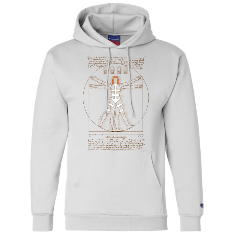 Vitruvian Leeloo Champion Hoodie by enaitzriskusq | Artistshot