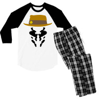 Rorschach Watchmen Men's 3/4 Sleeve Pajama Set | Artistshot