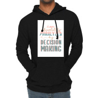 Paralyzed By Decision Making Sticker Poster Yellow Lightweight Hoodie | Artistshot