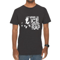 Vanilla Ice Invented Rap Vintage T-shirt | Artistshot