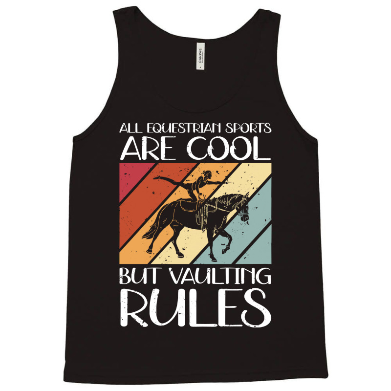 Vaulting Rules Horse Vaulters Tank Top | Artistshot