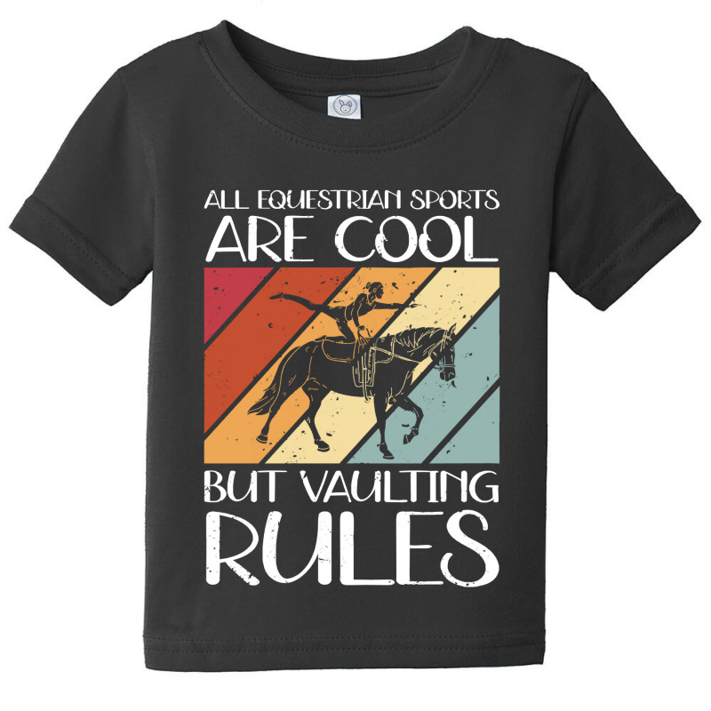 Vaulting Rules Horse Vaulters Baby Tee | Artistshot