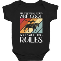 Vaulting Rules Horse Vaulters Baby Bodysuit | Artistshot