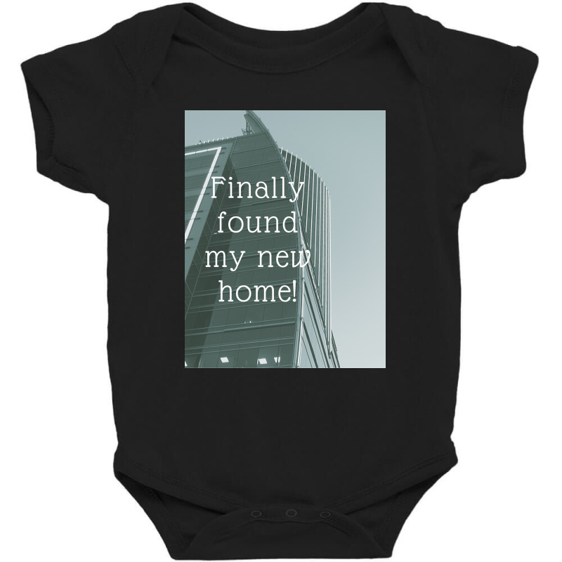 Finally Found My New Home! Baby Bodysuit by linaassa | Artistshot