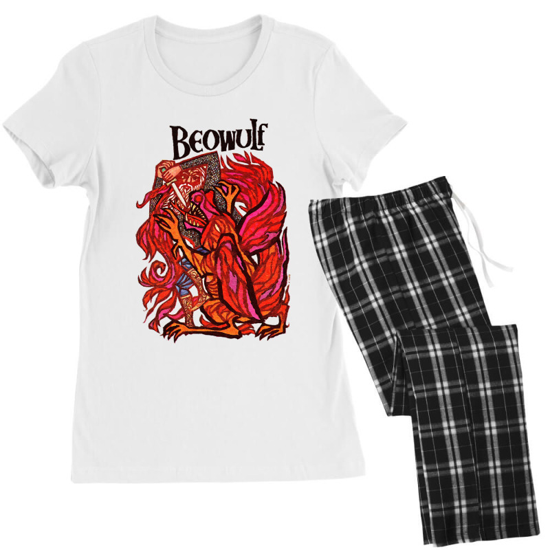 High Resolution Beowulf Vintage Book Cover Women's Pajamas Set by MeganArtist | Artistshot