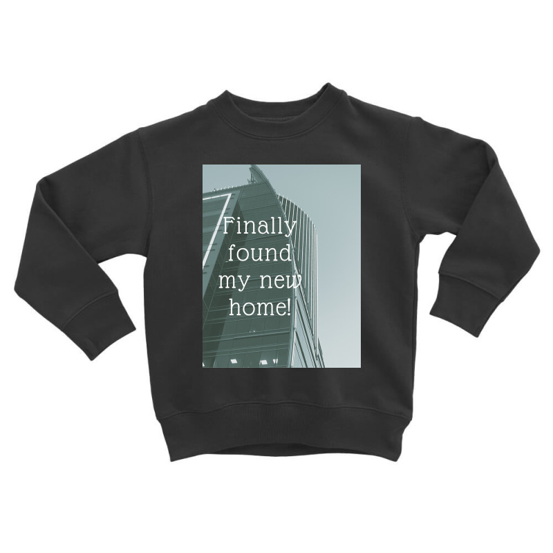 Finally Found My New Home! Toddler Sweatshirt by linaassa | Artistshot