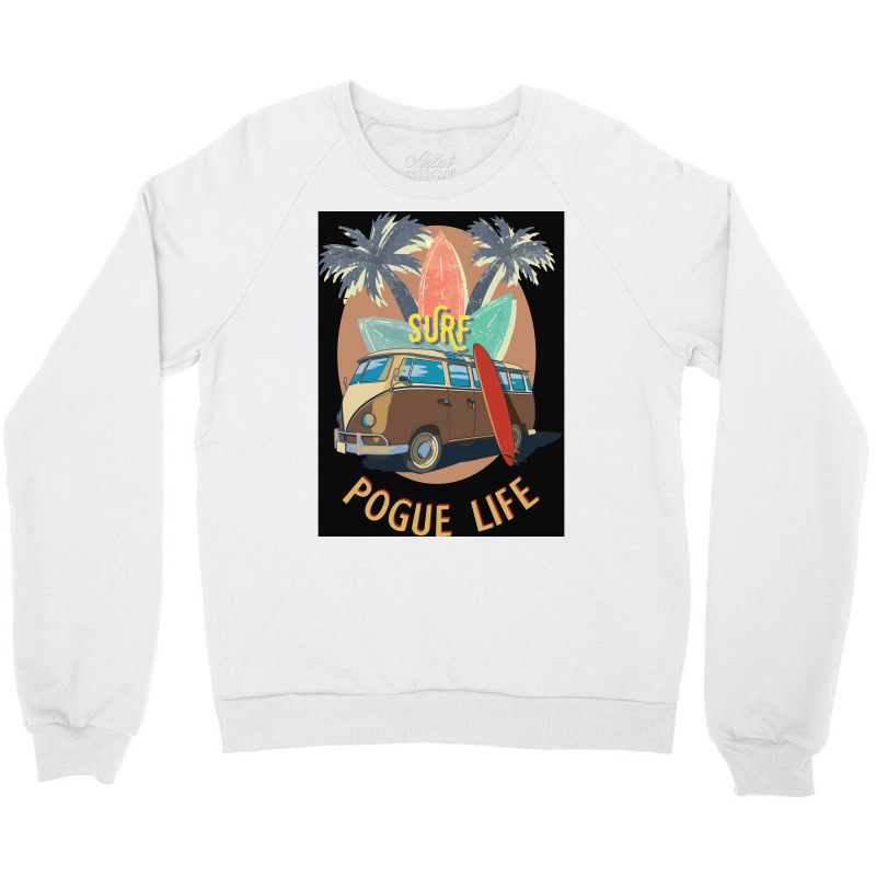 Pogue Life Obx Retro Poster Crewneck Sweatshirt | Artistshot