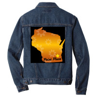 Point Place Wisconsin That 70s Show Poster Men Denim Jacket | Artistshot