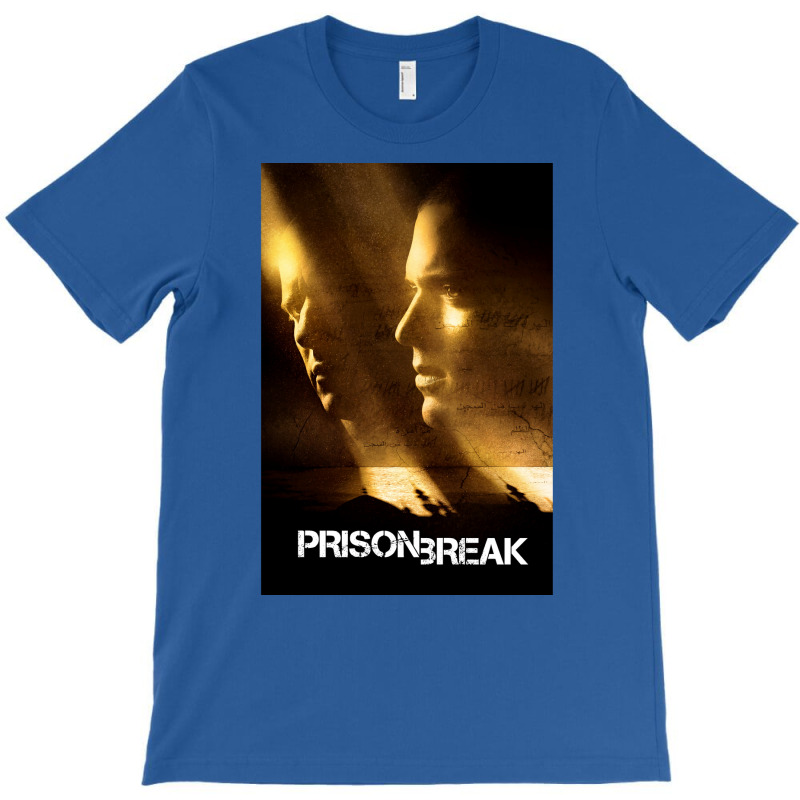 Prison Break Faces Poster Red T-shirt | Artistshot