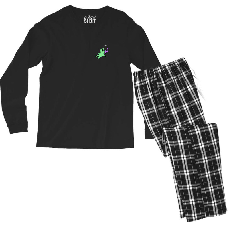 Glep Sleeping Smiling Friends Men's Long Sleeve Pajama Set | Artistshot