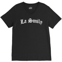 La Smily Chola Chicana Mexican American Pride Hispanic Latin T Shirt V-neck Tee | Artistshot