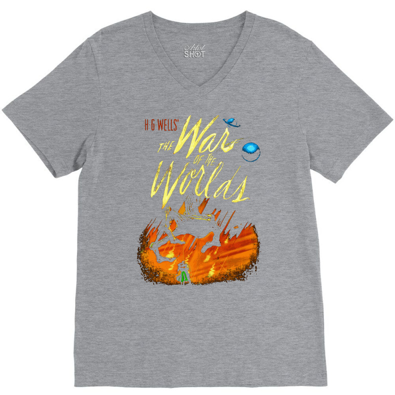 War Of The Worlds V-Neck Tee by enaitzriskusq | Artistshot