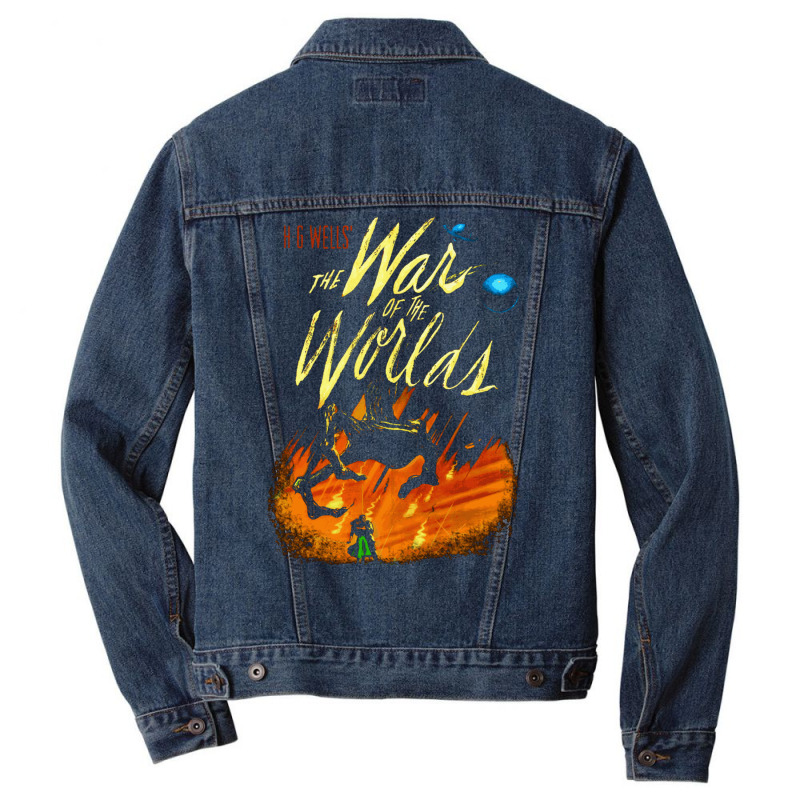 War Of The Worlds Men Denim Jacket by enaitzriskusq | Artistshot