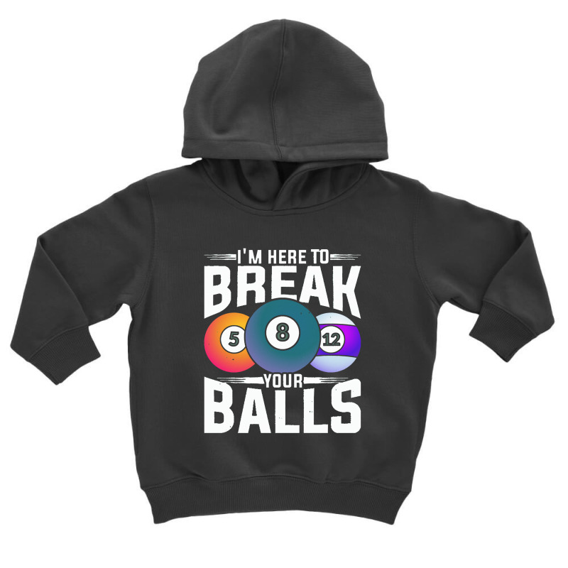 Billiard  Ball Pool Player Funny Snooker Billiard Toddler Hoodie | Artistshot